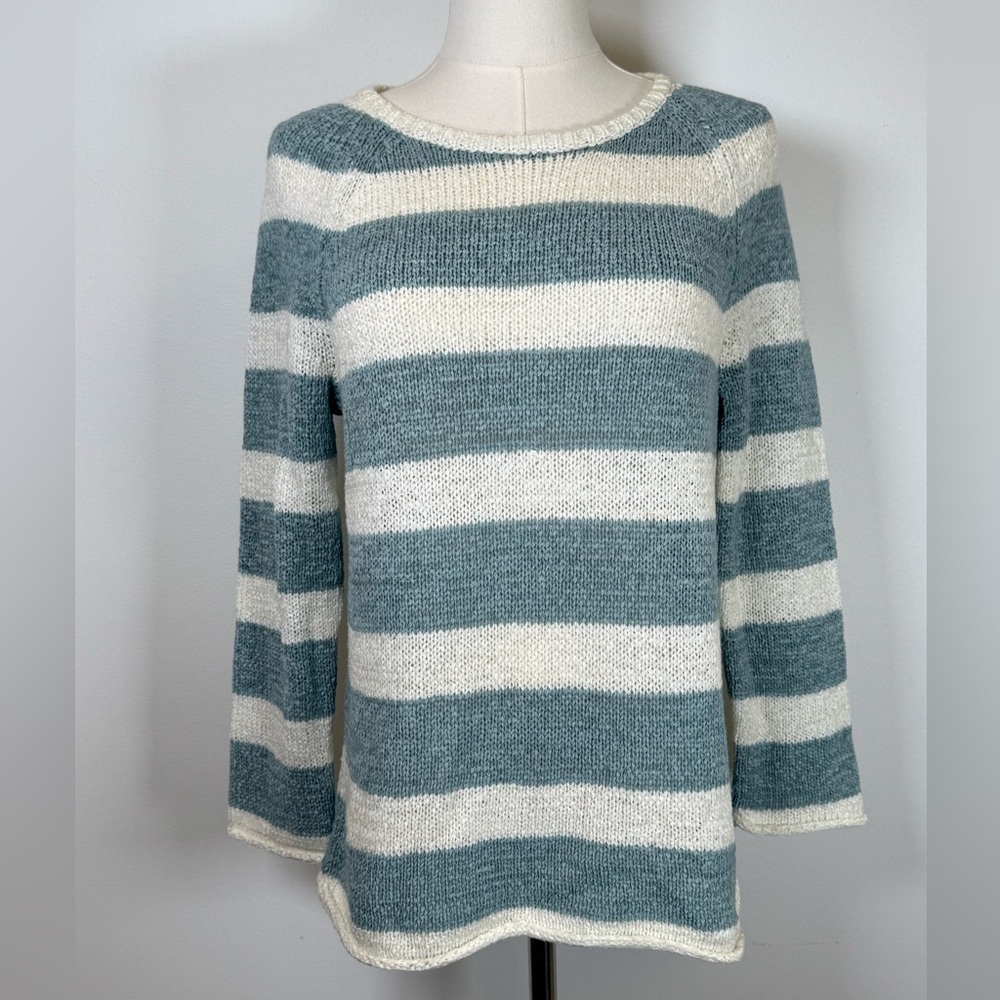 Ann Taylor LOFT Lightweight Striped Pullover Sweater Women’s Size Small
